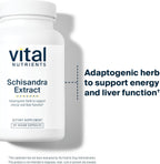 Vital Nutrients - Extracto de Schisandra - 90 Cápsulas Vegetarianas - 1000 mg