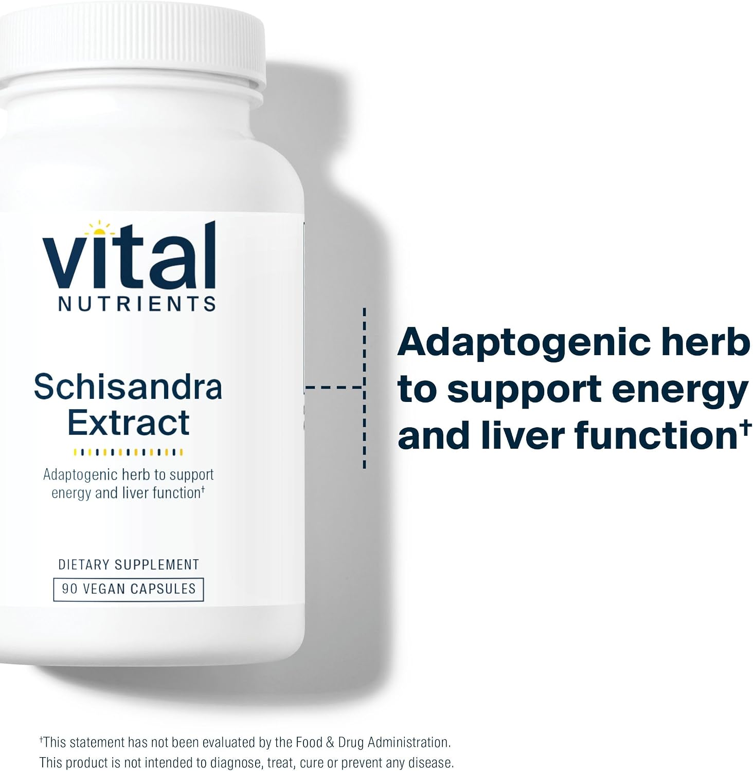 Vital Nutrients - Extracto de Schisandra - 90 Cápsulas Vegetarianas - 1000 mg