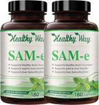 SAM-e 1500mg - S-Adenosilmetionina de Alta Absorción - 120 Cápsulas