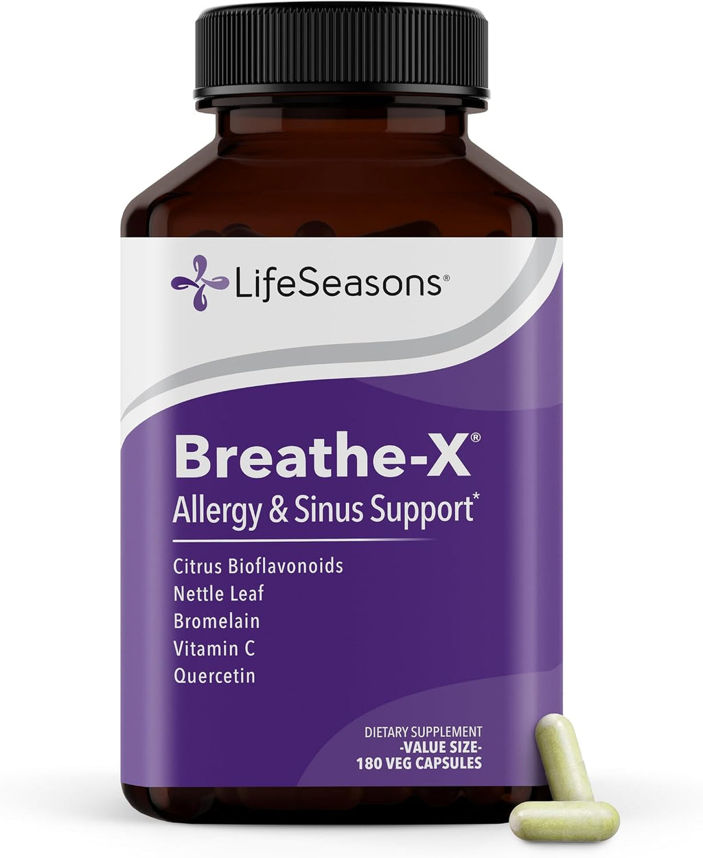 Breathe-X - Suplemento para Alergias y Sinusitis - 90 Cápsulas