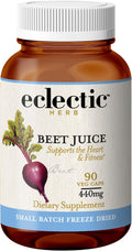 Organic Beet Root Juice Capsules - Eclectic Herb - 90 capsules, 440 mg