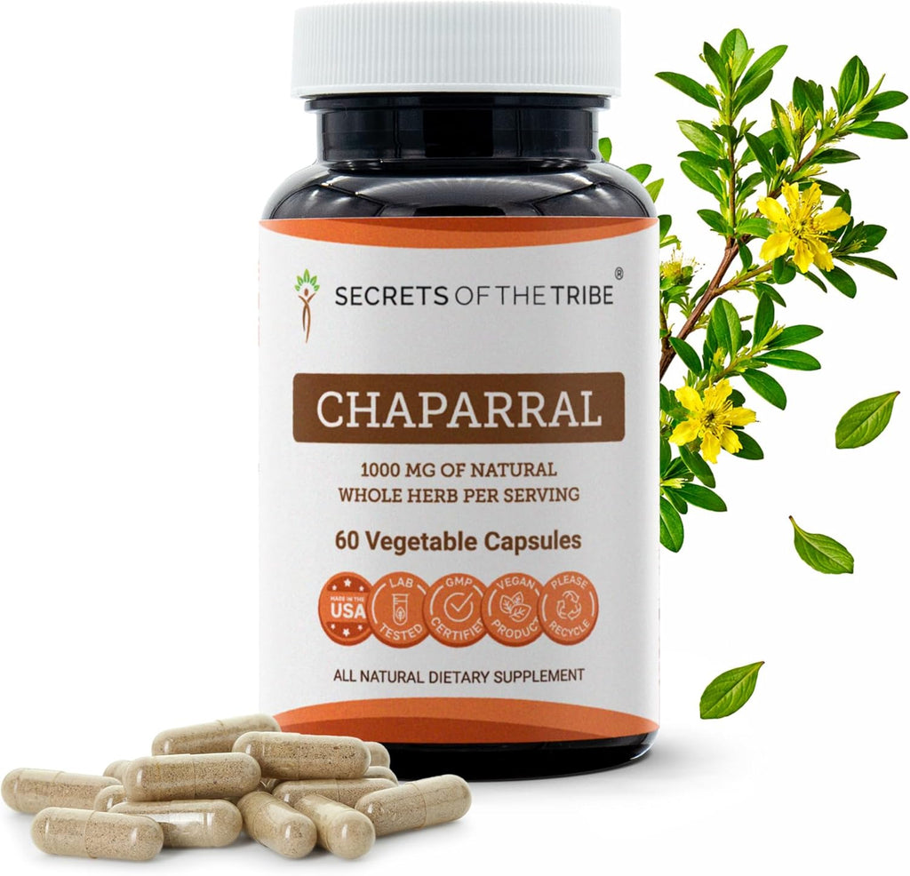 Chaparral 60 Cápsulas, 1000 mg - Larrea tridentata