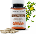 Secrets of the Tribe Chaparral 120 Cápsulas, 1000 mg, Chaparral (Larrea tridentata) Hoja y Flor Seca