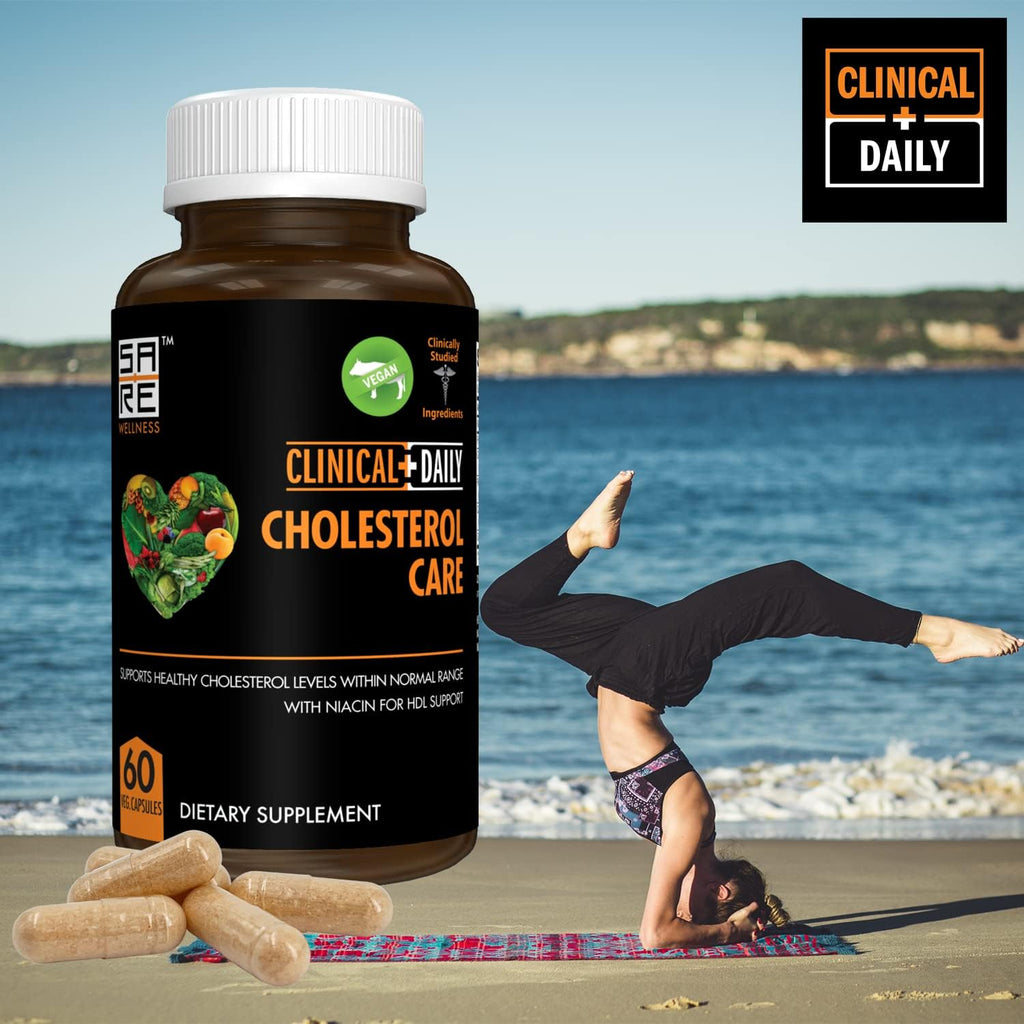 Clinical Daily Cholesterol Care – Complemento para el colesterol, 60 cápsulas veganas