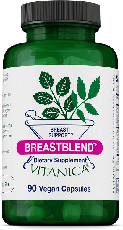 Vitanica BreastBlend - Suplemento para la – Apoyar el metabolismo saludable de los estrógenos gracias al DIM y al – Image 1