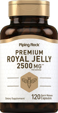 Piping Rock Cápsulas de Jalea Real | 120 Unidades | Suplemento No OGM y Sin Gluten