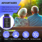 Vitamin B1 500mg con Benfotiamina 20mg, 120 Cápsulas – Complejo B-1 2 en 1