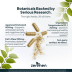 Zenmen Daily Tick Guard - Suplemento Herbal de Apoyo Inmunológico, 180 Cápsulas Veganas