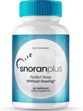 Snoran Plus Capsules, Official Snoran Plus Natural Supplement Pills Reduces Snoring - Extra Strength, SnoranPlus Advanced Formula Improves Breathing, Overall Health & Wellness Reviews (60 Capsules)