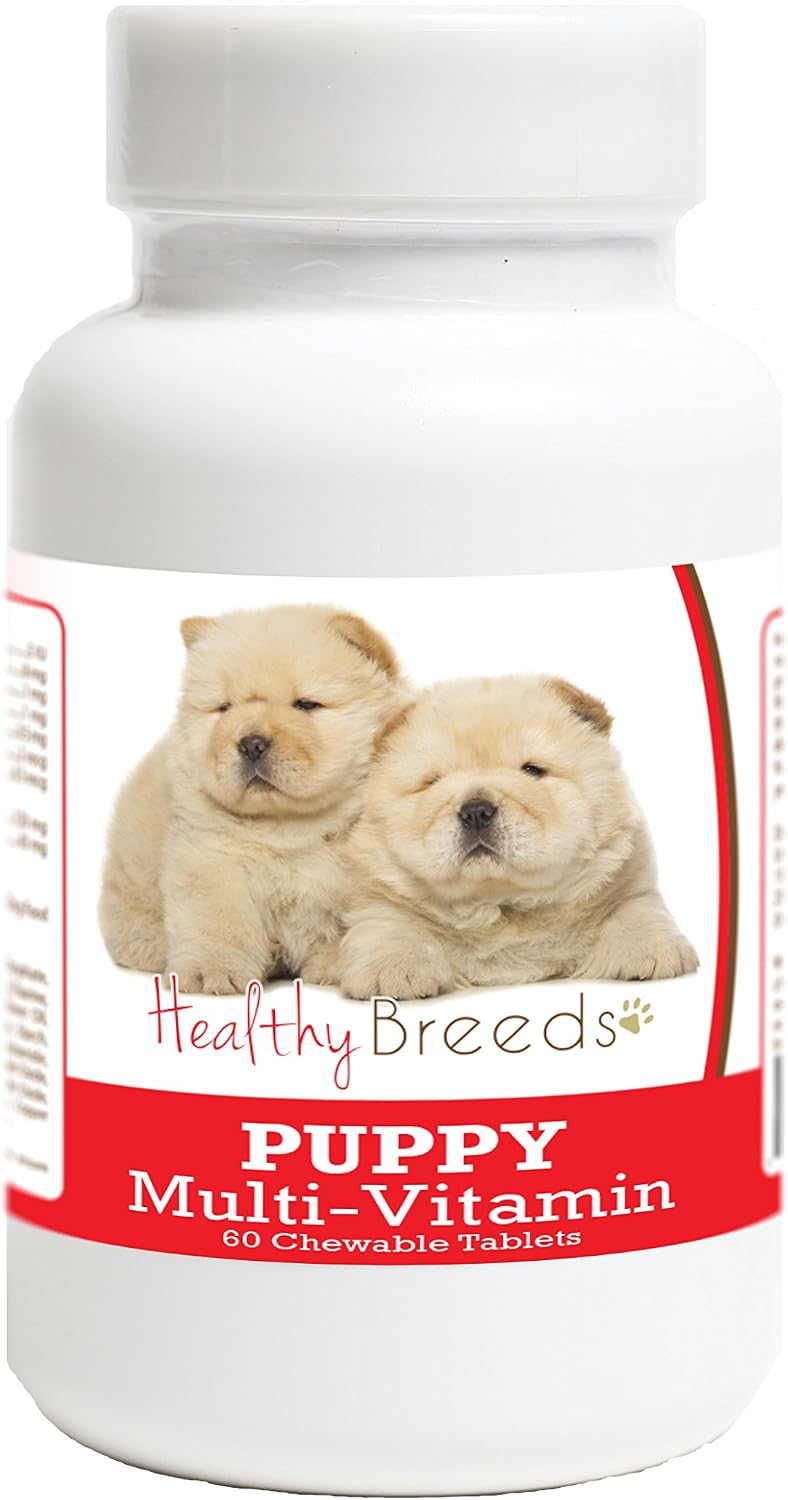 Healthy Breeds Multivitamínico para Cachorros Chow Chow - 60 Comprimidos