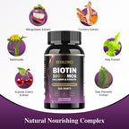 Bevalence Biotina 10.000 mcg con Colágeno y Queratina – 120 Cápsulas (2 Meses)