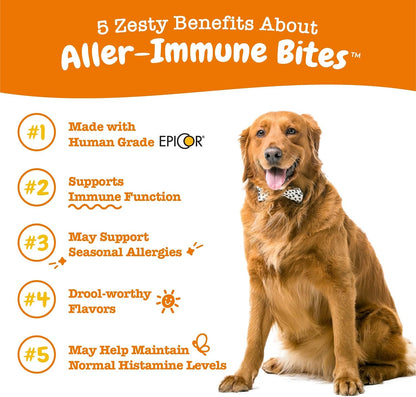 Zesty Paws Allergy Immune Supplement for – Aceite de Salmón Salvaje de Alaska : Fuente concentrada de omega-3 (EPA – Image 2