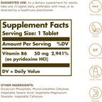 Solgar Vitamina B6 50 mg - 100 Comprimidos
