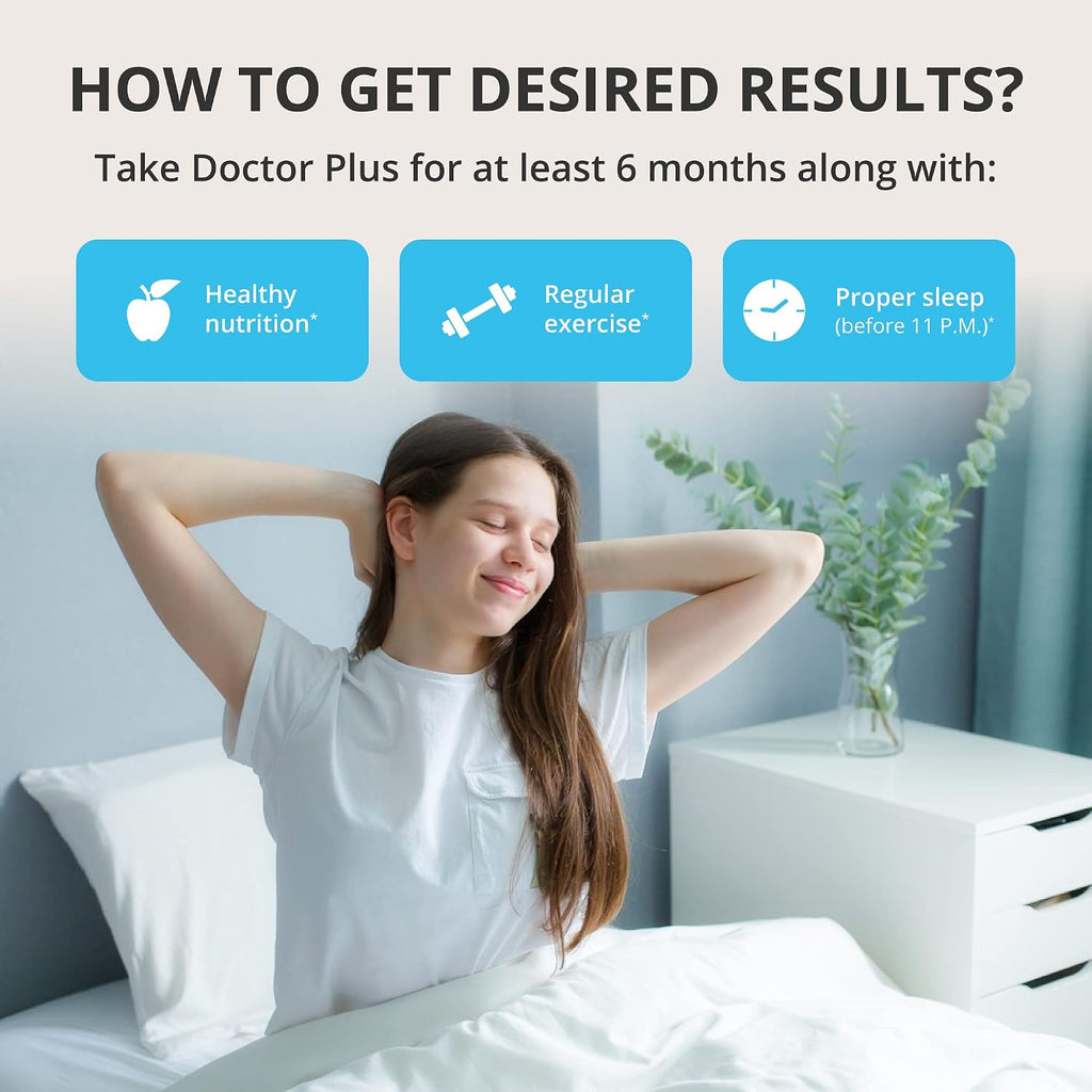 NuBest Doctor Plus con Calcio, Vitamina D3, Vitamina K2 (MK7) y Magnesio para la Salud Ósea - 60 Cápsulas
