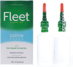 Fleet Enema Salino Laxante con Punta Gentle Glide, 2 Botellas de 133 ml (Pack de 3)