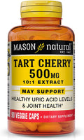 MASON NATURAL - Cereza Ácida 500 mg 10:1 Extracto, 90 Cápsulas Vegetales
