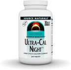 Source Naturals Ultra-Cal Night – Complejo de Calcio y Magnesio – 240 Comprimidos