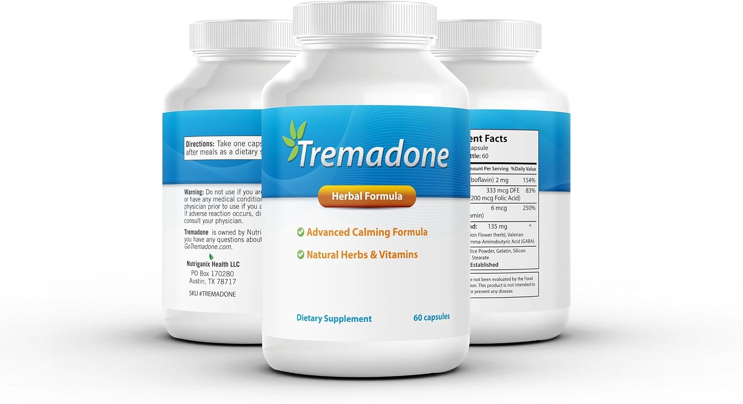 Tremadone - Suplemento Dietético Natural para el Temblor Esencial