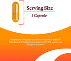 Seeking Health Riboflavina - Suplemento de Vitamina B2 para Apoyo a la Metilación - Apoya el Metabolismo de la Homocisteína con Ingredientes Antioxidantes - 400 mg, 60 Cápsulas