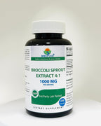 Extracto de Brotes de Brócoli 4:1 - 1000 mg por Porción - 240 Cápsulas