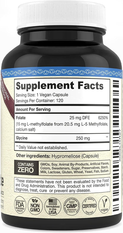 Teraputics L-Metilfolato 15 mg | 120 – Formación normal de células sanguíneas: El folato contribuye a la formación – Image 2