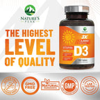 Vitamina D3 5000 UI (125 mcg) por Porción - Triple Potencia - Apoyo Inmunológico, Huesos, Dientes y Músculos - Vegano, Sin Gluten, Sabor a Frambuesa - 120 Comprimidos Masticables