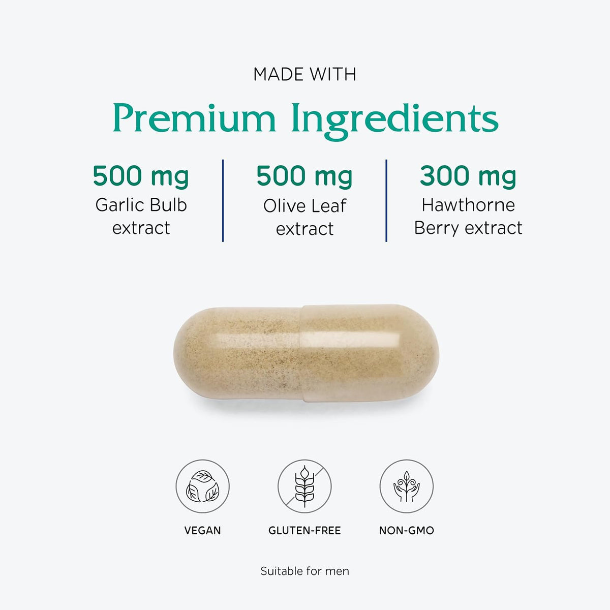 Vitanica VasoBlend, Apoyo Cardiovascular, – Espino blanco (Hawthorn): Planta conocida por sus propiedades – Image 4