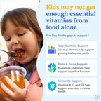 First Day Gominolas Multivitamínicas para Niños 4+ años, Fresa y Naranja