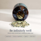 Infinity Greens Cápsulas de Superalimentos - 28 Superalimentos Orgánicos, Algas Verdeazuladas