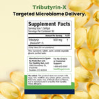 Healthy Gut Tributyrin-X – Suplemento de Butirato Altamente Biodisponible | 90 Cápsulas Blandas