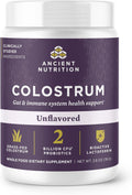 Ancient Nutrition Calostro Superfood en Polvo, Calostro Bovino, Apoyo Intestinal e Inmune, 60 Dosis