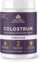 Ancient Nutrition Calostro Superfood en Polvo, Calostro Bovino, Apoyo Intestinal e Inmune, 60 Dosis