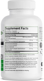 Bronson DIM Balance+ - Suplemento con DIM, Calcio D-Glucarato, Brotes de Brócoli y Vitamina D3 - 30 Cápsulas Vegetarianas