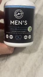 Stellar Labs Multivitamínico Diario Vegano para Hombres Low FODMAP, Sin Hierro