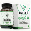 VEDGE Vegan Omega 3 Multivitamin – Complejo Multivitamínico Vegano con Omega 3, Vitaminas B12, D, K2, Magnesio, Zinc y Selenio