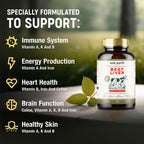 One Earth Health Cápsulas de Hígado de Res Desecado Grass-Fed, 3000 mg, 200 Cápsulas
