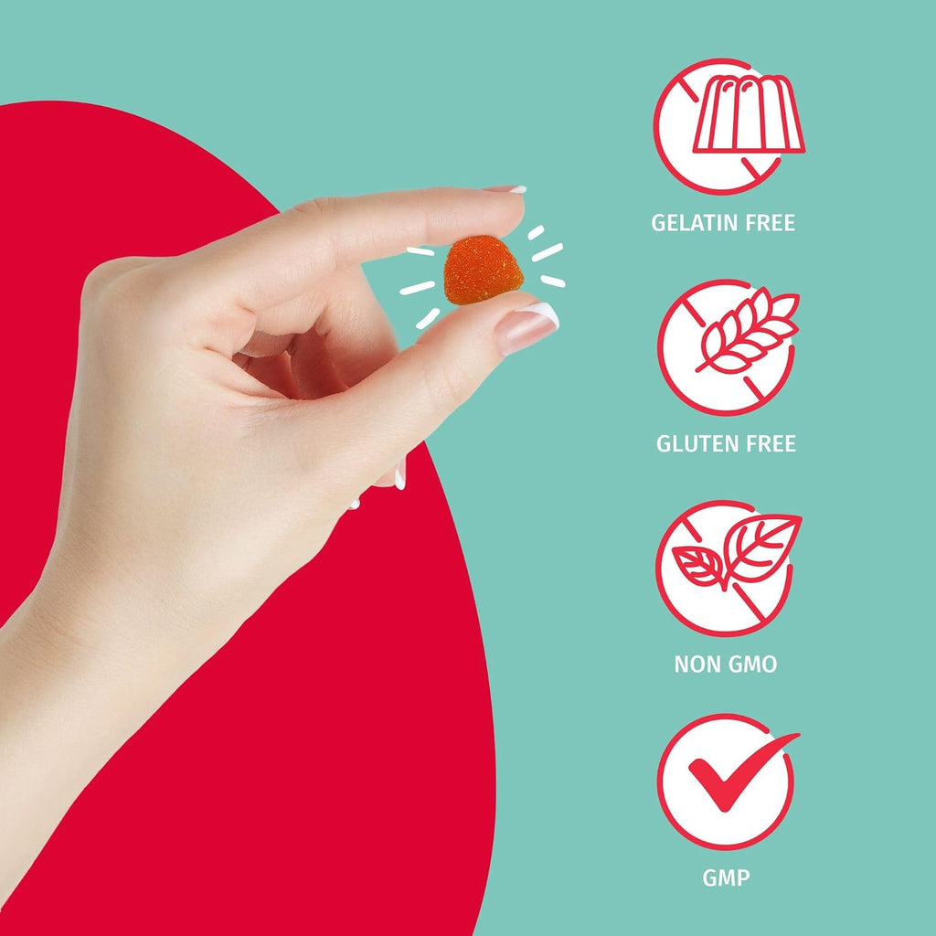 TEJA Gominolas de Apoyo Inmunitario para Adolescentes con Vitamina C, D, Zinc y Acerola - 60 Gominolas (2x30)
