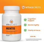 Vitasecrets Mentis Memory & Cognition Support Supplement - 90 Cápsulas