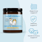 Bark & Whiskers, Probióticos Completos para Perros y Gatos, 90 g
