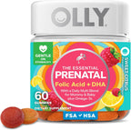 OLLY Prenatal Multivitamínico Gomitas, Ácido Fólico y DHA, 60 unidades