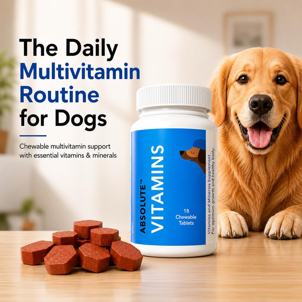 Drools Absolute Vitamin Tablet - Suplemento Multivitamínico para Perros, 110 Comprimidos
