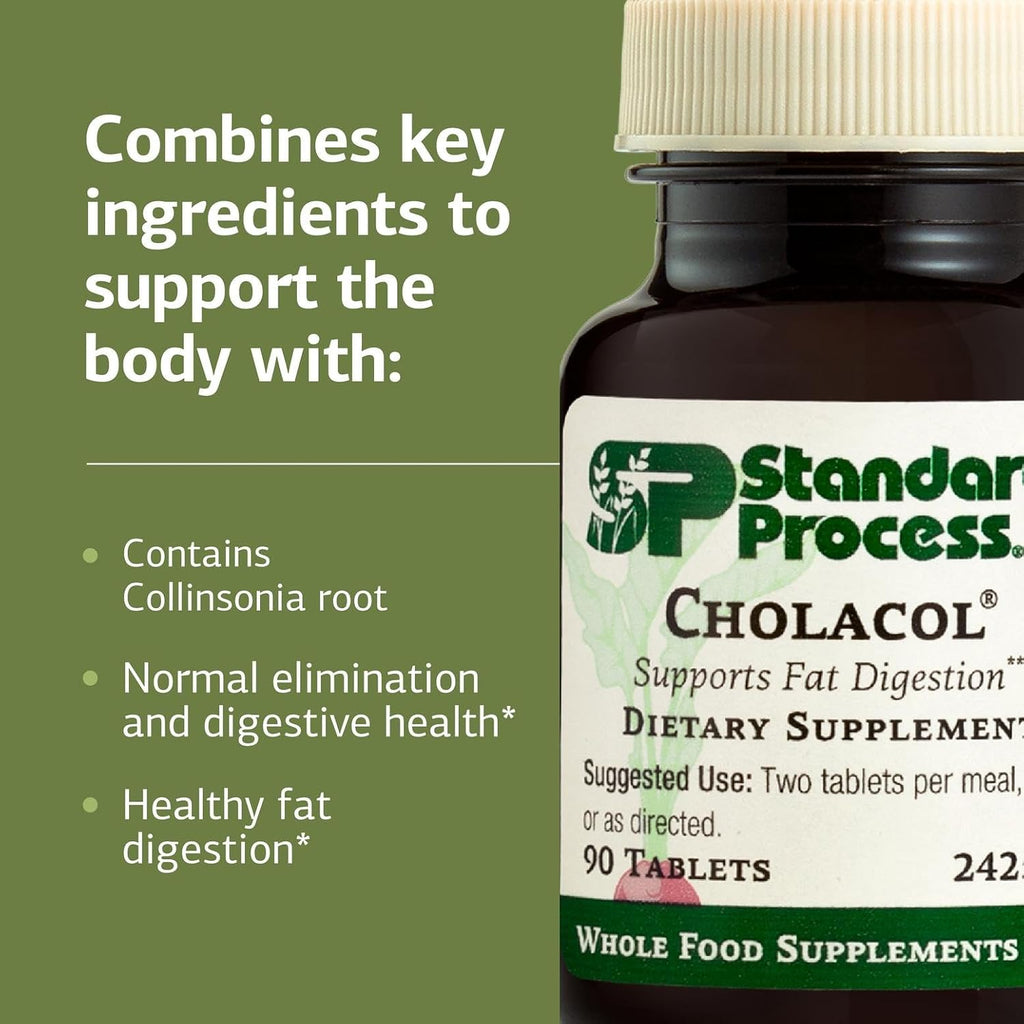 Cholacol - Suplemento para la Digestión de Grasas y Apoyo Biliar - 90 Comprimidos