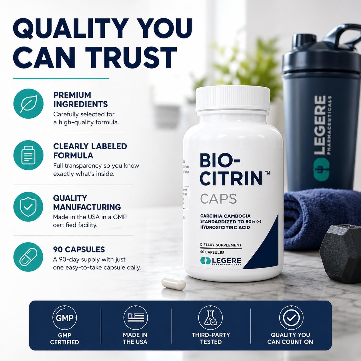 Bio Citrin, 90 Cápsulas, Legere Pharmaceuticals