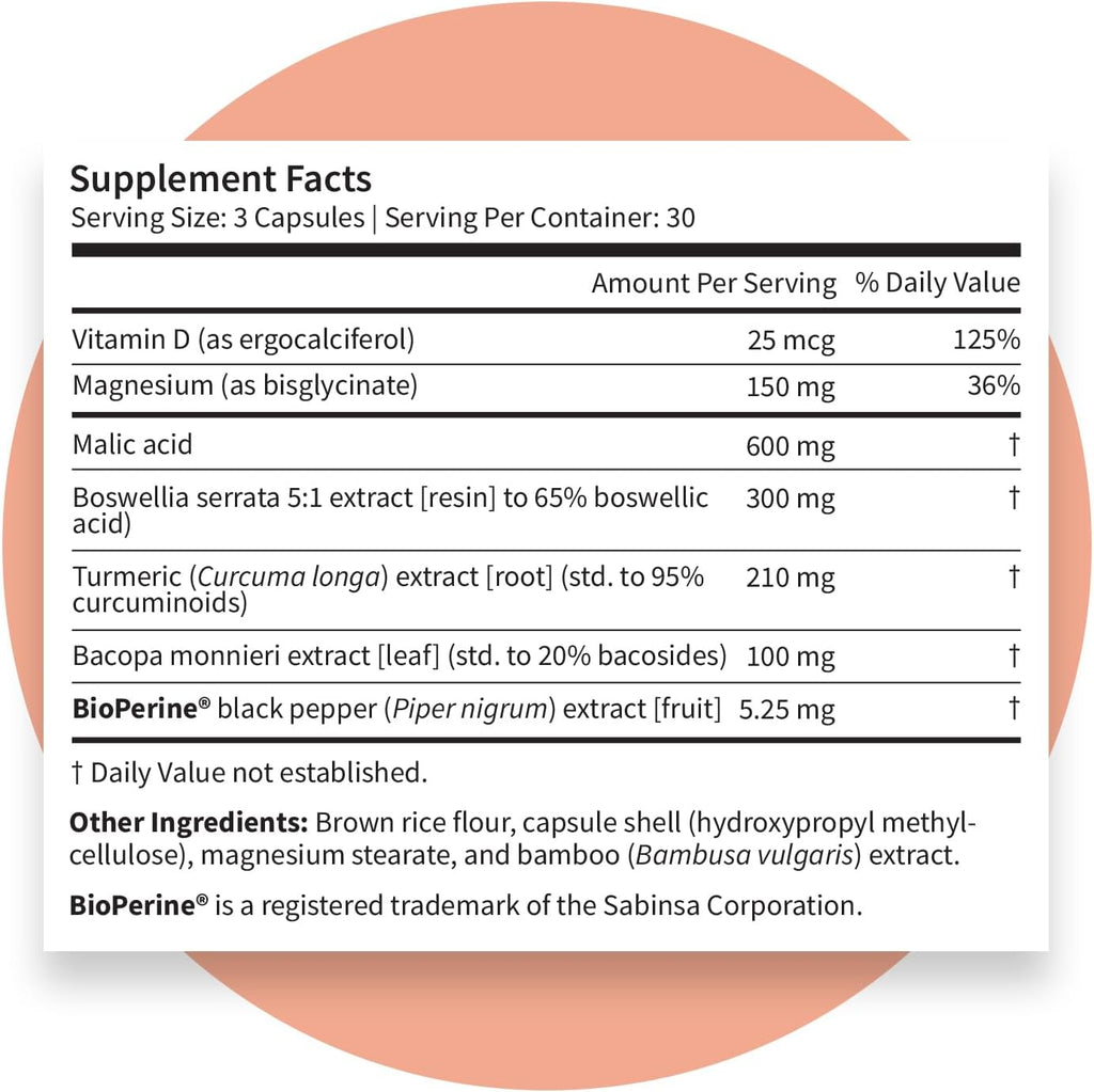 Pattern Wellness Fibro Complex – Fórmula avanzada con BioPerine® – 90 Cápsulas veganas