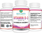 Best Earth Naturals Vitamina D3 5000 UI