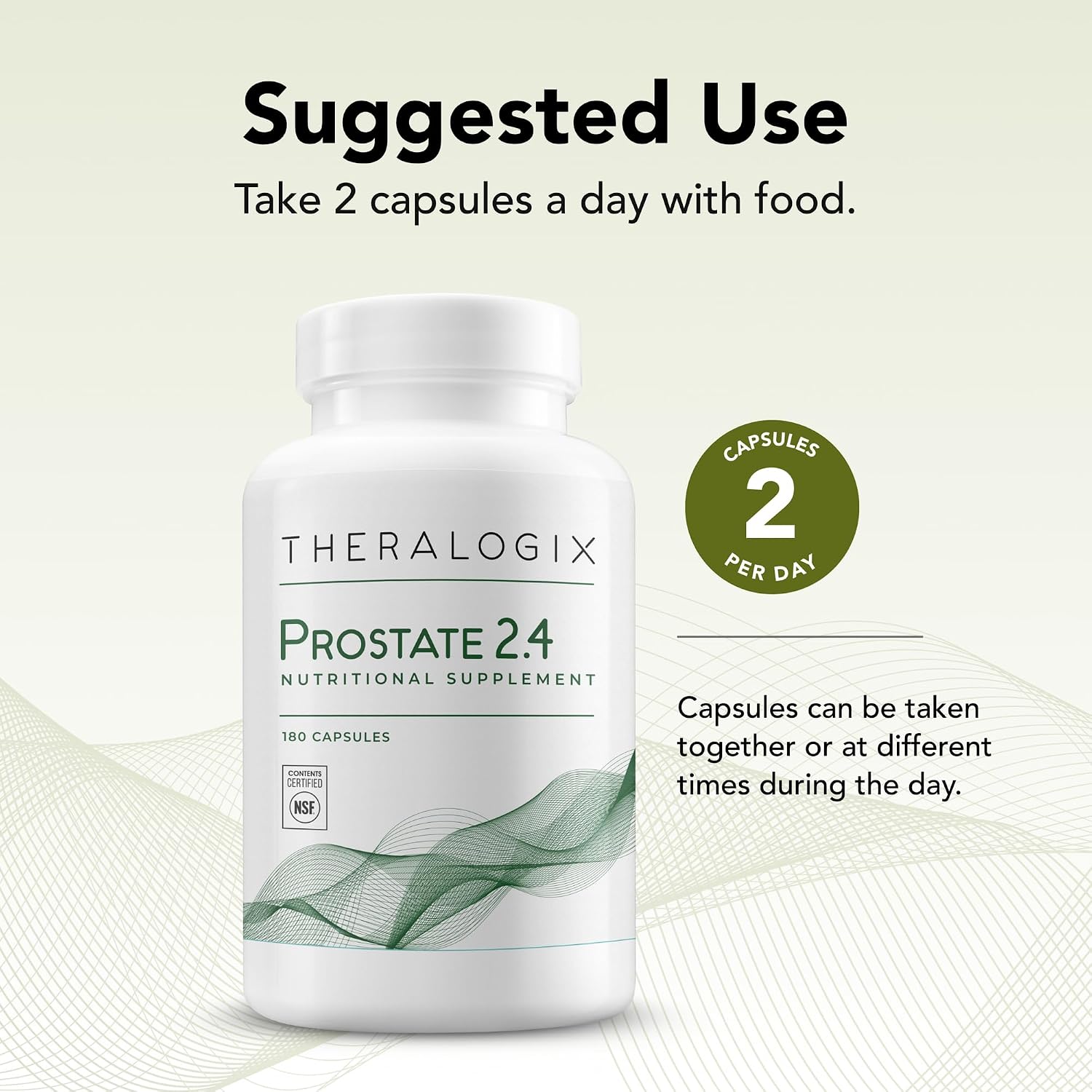 Theralogix Prostate 2.4 - Suplemento para la Salud de la Próstata - 180 Cápsulas