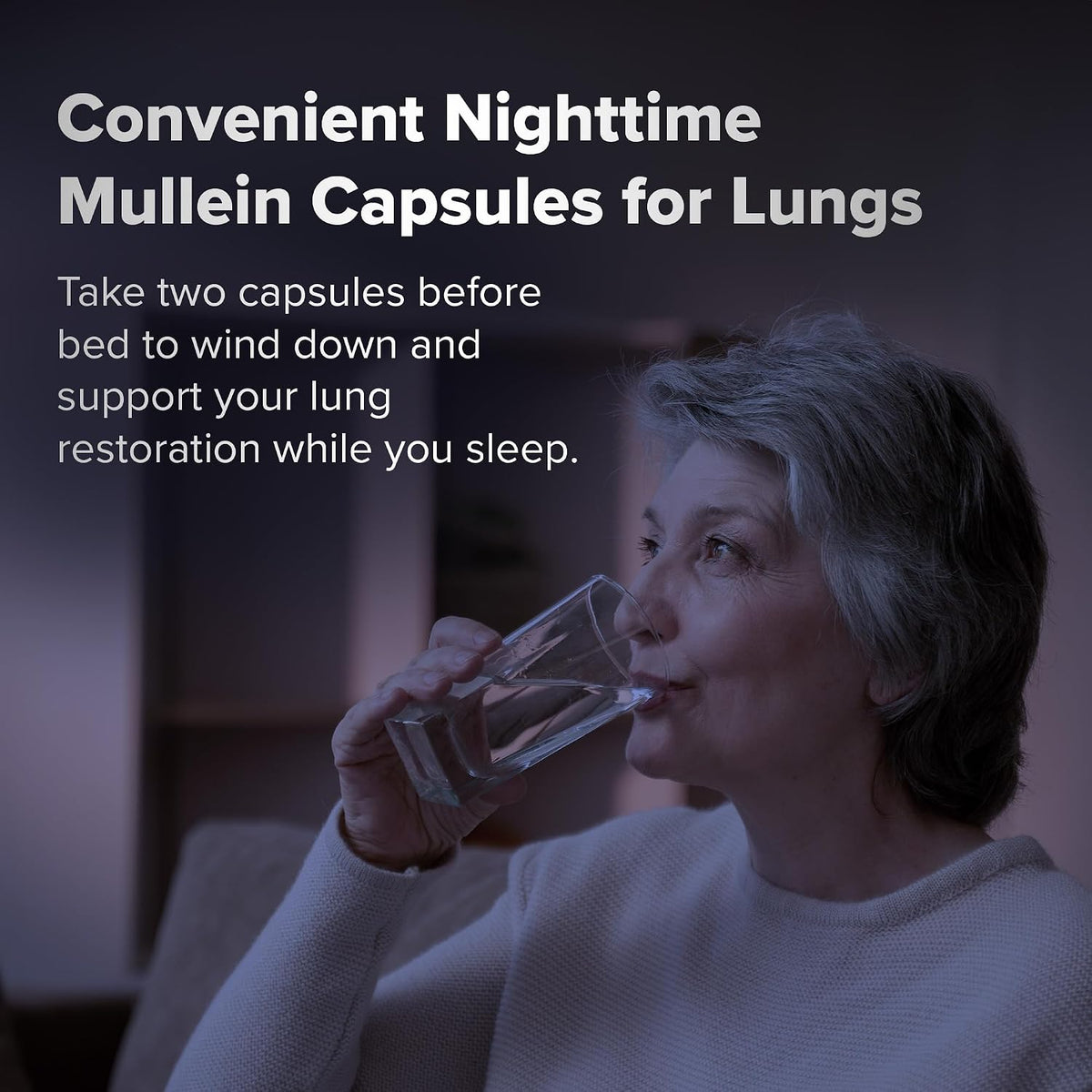 BREATHE PM, Cápsulas Nocturnas 6 en 1 con – Relajación nocturna: La L-teanina, un aminoácido presente en el té – Image 3