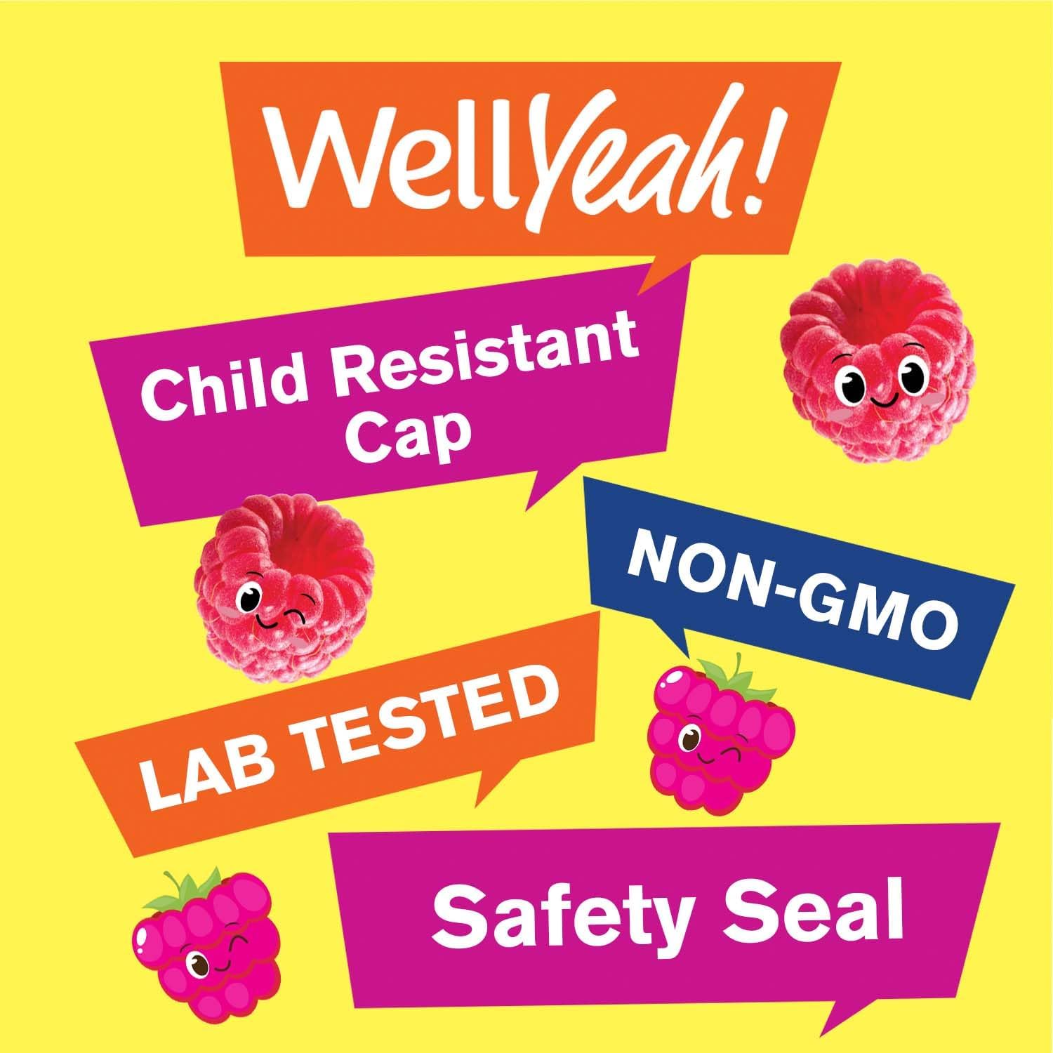 WellYeah Gominolas de Biotina para Niños 5000 mcg - 60 Gominolas
