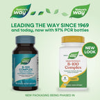 Nature's Way Complejo B-100 - 60 Cápsulas - Apoyo a la Energía Celular y Salud Nerviosa