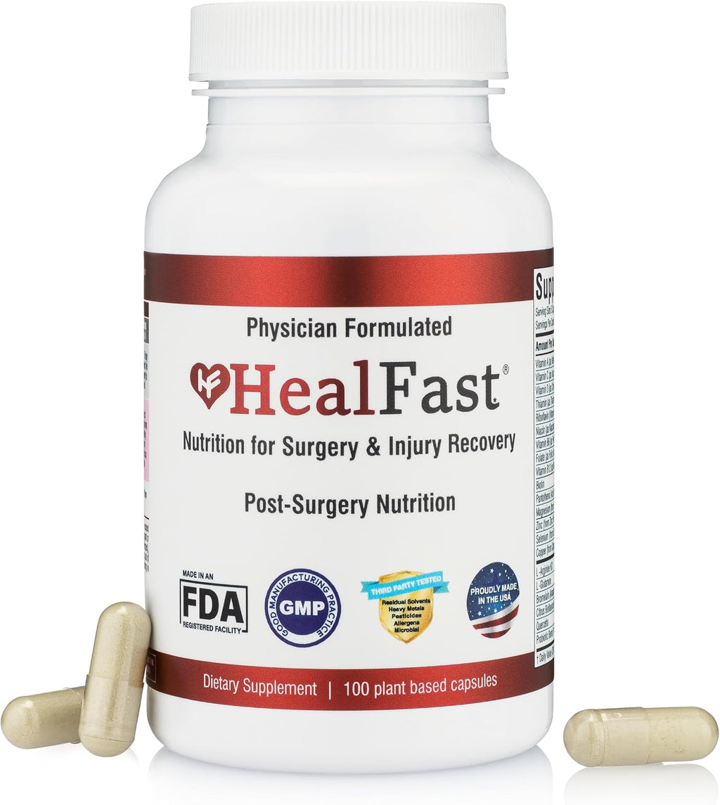 HealFast Suplemento de Recuperación Postoperatoria y Lesiones